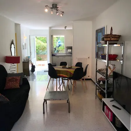 Bel 4pers Rdc/parking/terrasse/ Jardin קוליור