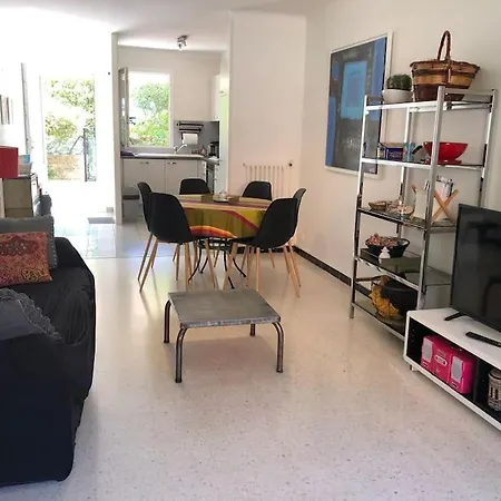 Bel 4pers Rdc/parking/terrasse/ Jardin קוליור