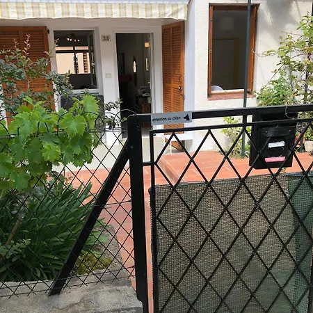 דירה Bel 4pers Rdc/parking/terrasse/ Jardin קוליור