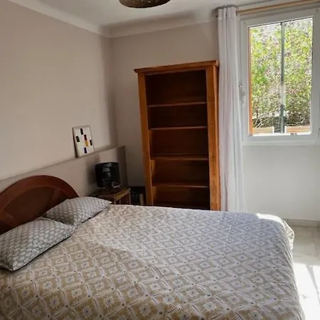 Bel 4pers Rdc/parking/terrasse/ Jardin קוליור